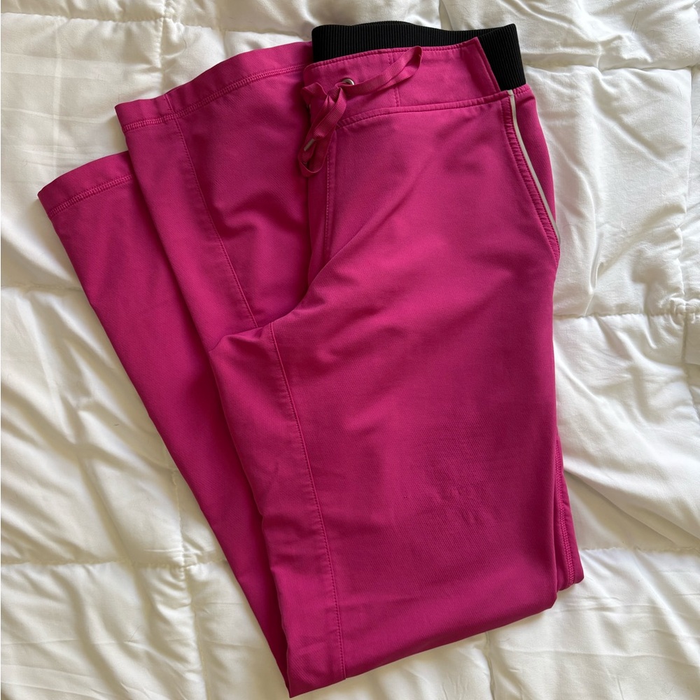 Vibrant Pink Scrub Pants